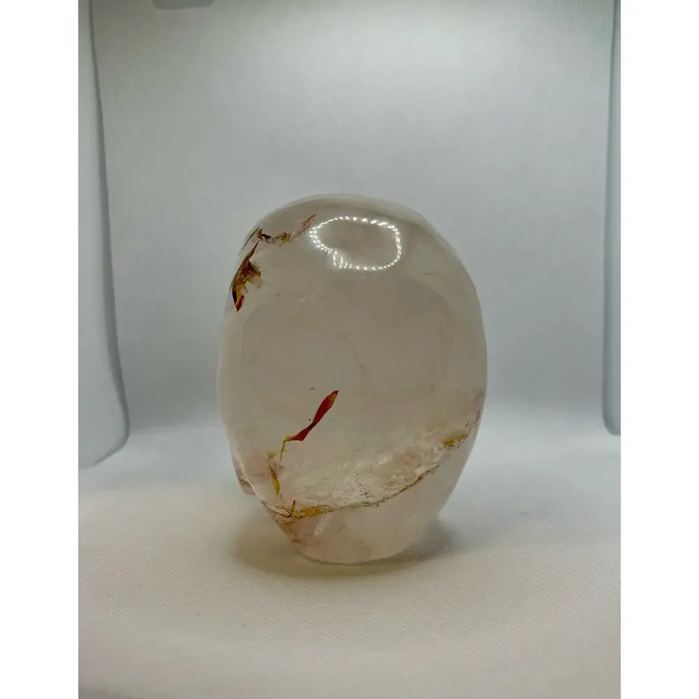 Large Clear Quartz Crystal Skull